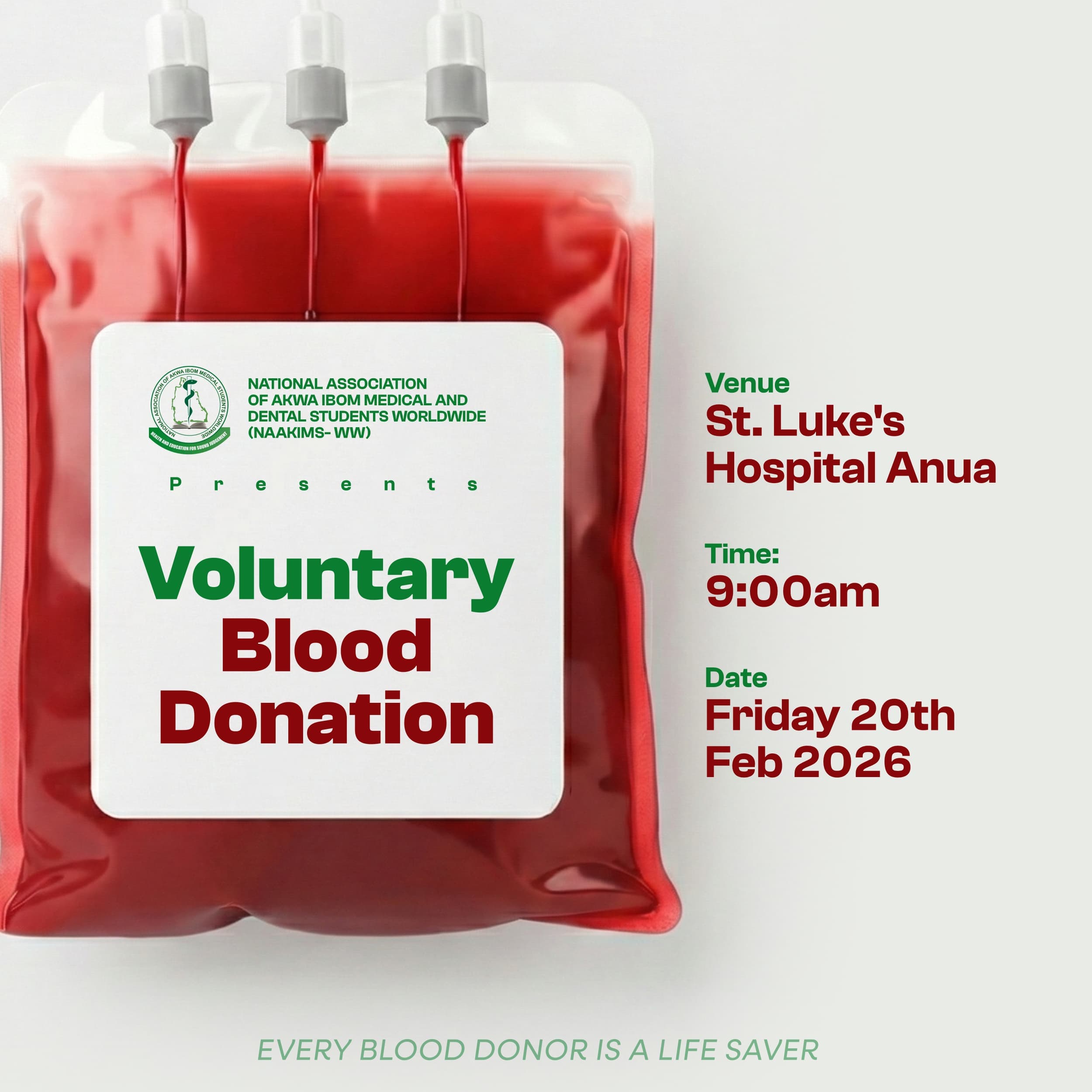 Blood Donation Drive Saves Over 200 Lives Across Akwa Ibom